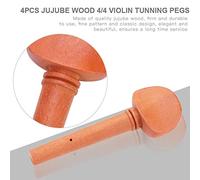 Alomejor 4. Jujuube Wood 4/ Violin Adaptation Rods with a Beautiful Design, Which Is Suitable for Violin Lovers