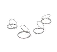 Alomejor 4 Pcs Alloy Guitar Finger Pick, Adjustable Comfortable Thumb Pick with Warm Tone for Acoustic Electric Bass Ukulele String Instruments