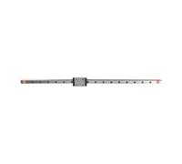 Alomejor 450mm Miniature Linear Rail, 12mm Wide Block