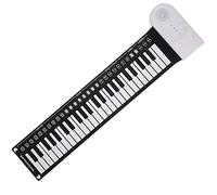 Alomejor 49 Keys Keyboard Piano, Portable Folding Electric Piano with Rechargeable Battery for Kids and Beginners, Mini Music Instrument for Home and Classroom