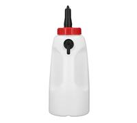Alomejor 4L Calf Milk Bottle Durable New Born Calf Feeder with Regulating Valve for Livestock Farm PE 4 Liters