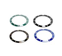Alomejor 4pcs Durable Ceramic Watch Bezel Insert Rings 38mm for Watch Repairer Eco-Friendly Scratch-Resistant for Bezel Replacement
