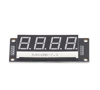 Alomejor 4Pcs LED Digital Display Module, Easy to Use 4 Bits 7 Segments for Digital Clocks and Projects, 5V PCB Board (MRA172B Blue)