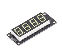 Alomejor 4Pcs LED Digital Display Module, Easy to Use 4 Bits 7 Segments for Digital Clocks and Projects, 5V PCB Board (MRA172C White)