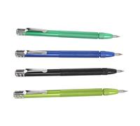 Alomejor 4pcs Metal Scribing Pens with Protective Caps and Ruler for Precise Marking on Wood Tile and Marble for Craftsmen and Artists