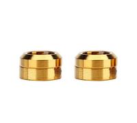 Alomejor 4Pcs/Set TC4 Titanium Bike Brake Cliper Gasket Brake Screw Washer Spacer For Mountain Bicycle Motorcycle(gold)