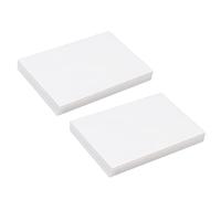 Alomejor 4x6 Blank White Premium Paper Postcards for Art Cover Magazine, Large Space 100Pcs for Kids Art, Recipes, Birthday Cards, Matte Writing Area for Painting, for Churches, Schools