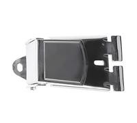 Alomejor 5 String Banjo Rear Holder Zinklegation Chrome Color -adjustable Size Plate for Banjo Part