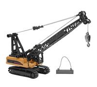 Alomejor 50 Model Crawler Crane, Alloy ABS Engineering Vehicle Static Toy with Rubber Track for Children Kids Brain Development