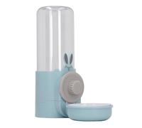 Alomejor 500ml Hanging Automatic Pet Water Dispenser, Large Capacity Cage Suspended Water Bottle for Small Animals, with Easy Clean Design (Blue)