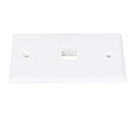 Alomejor 5Pcs LAN Socket Panel Flat Face Plate 120 Type for Network Engineering Stylish and Design