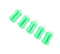 Alomejor 5PCS Silicone Fishing Rod Fixed Balls, Reusable Fishing Pole Fasteners with Secure Binding, Portable Accessories for Anglers and Boaters (Green)