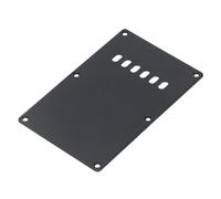 Alomejor 6 Hole Guitar Backplate Enhance Performance Plastic Made Stylish and Elegant with Black Color for Guitar Types
