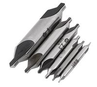 Alomejor 60 Degree HSS Center Drill Bits, Precise Centering