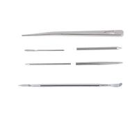 Alomejor 6PCS Paracord Stitching Set Stainless Steel Lacing Needles with Carry Pouch for DIY Paracord Work