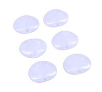 Alomejor 6PCS Plastic Tuner Peg Knobs Machine Head Guitar Tuning Button Compact Practical Stable Sound Quality for Electric Acoustic Guitars (White)
