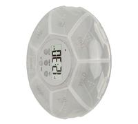 Alomejor 7 Day Smart Box Weekly Organizer with Recording Playback, Ideal for Elderly and Blind Individuals (White)