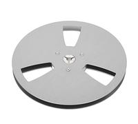 Alomejor 7 Inch Empty Reel for Universal Tape Players (Silver)