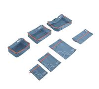 Alomejor 7Pcs Packing Cubes for Travel, Lightweight Polyester Luggage Organizers with Shoe Bag for Efficient Packing and Easy Travel (OD Green)