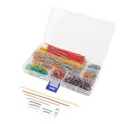 Alomejor 840PCS Breadboard Jumpers with 14 Assorted Lengths for Electronics Projects, Durable Copper Wires and Neat Storage Box for Easy Organization