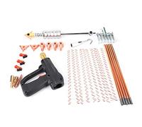 Alomejor 86pcs Dent Puller Stud Welder Kit Steel Iron Car Dent Removal Kits with Welding Hammer Gun for Car Body Repair Spot Repair Tool for Truck SUV Users