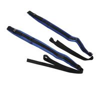 Alomejor Accordion Shoulder Strap, 2PCS Adjustable Velvet and Nylon Harness with Hook and Loop Buckle, Widened Thickened Design for Most 16-120 Bass Accordions