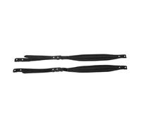 Alomejor Accordion Straps Comfortable Shoulder Belts Universal Wide Adjustable PU Leather for Kids Adult (Black)