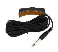 Alomejor Acoustic Guitar Soundhole Pickup Durable Material Produce Clean Sound Quality for Guitar Players Plastic, Metal