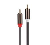 Alomejor Adapter Cable 1.5M with Zinc Alloy Shell | Full copper conductor, Solid double-row PVC wire, Gold-plated , For microphone mixers, Durable connection