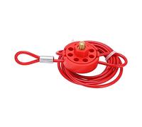 Alomejor Adjustable Cable Lockout, 2m Stainless Steel Lock