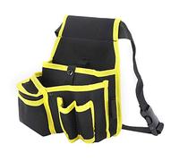 Alomejor Adjustable Gardening Tool Belt with Hanging Pouch - Multi-Pocket Tool Waist Bag for Home Garden & Outdoor Use