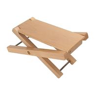 Alomejor Adjustable Guitar Foot Rest Durable Wood Elegant Style for The Correct Posture for Practice and Stage Performance (Beech Wood)