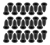 Alomejor Adjustable Plastic Aquarium Filter Plate Bracket for Fish Tanks Filtration Support, Easy Installation, 30pcs (Black)