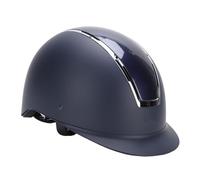 Alomejor Adjustable Safety Hair Helmet Comfortable Equestrian Helmet for Driving lessons; Dark with Washable lining; Protective Equestrian Team (L)
