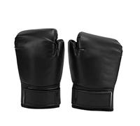 Alomejor Adult Unisex Boxing Gloves 10oz, Professional Training Sparring Muay Thai MMA Gloves, with Breathable Holes for Boxing Fitness Enthusiasts (Black)