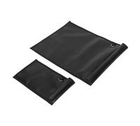 Alomejor Advanced Faraday Pouch for Car Keys and Cell Phones Signal Blocking and Fireproof 2 Units for Protection and Peace of Mind Black