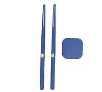 Alomejor Air Drum Sticks Silent Practice Interactive 3D Motion Sensing for Drummers Portable Navy Blue