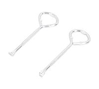 Alomejor Alloy Steel Paint Can Opener Set, 2Pcs Rust-Proof Tool for 5L Buckets, Efficient and Easy to Use for Home Improvement