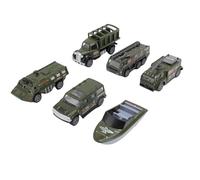 Alomejor Alloy Toy Cars Set Variety Pack, Friction Model Cars for the Development of Motor Skills, Child -friendly Material for (Style A)