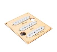 Alomejor Alnico 5 Single Coil Pickup Set Complete Kit Good Impedance Compensation for Professional Musicians (Silver)