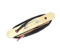 Alomejor Alnico Against Magnet Lipstick -cushion Single Coil Pickup for a Guitar Maintenance and Sentence, Beautiful and Robust Design, Ideal for DIY, Suitable for Electrical Lenses (Gold)