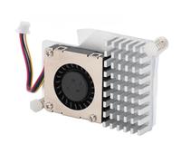 Alomejor Aluminum Alloy Active Cooler for RasPi 5 2GB 4GB 8GB Adjustable Cooling Fan for Efficient Temperature Management 1 X Unit
