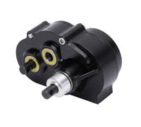 Alomejor Aluminum Alloy Overdrive Gearbox, Lightweight Right Front Motor Layout with Integrated Chassis Design for SCX10 II VS4 10 Straight Axle Vehicles