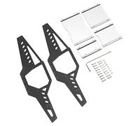 Alomejor Aluminum Alloy RC Car Frame Body Shell Cage for Axial SCX24 - Durable CNC Processing Upgrade Parts for RC Car Enthusiasts - Suitable for 1/24 Scale Models (Silver)