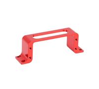 Alomejor Aluminum Alloy Servo Mount Bracket, Lightweight Easy Assembly with Standard Fit for RC Airplane Helicopter Boat (Red)
