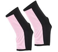 Alomejor Ankle Support Wraps Protective Breathable Ankle Guards for Fighting, Boxing, Sanda, Muay Thai L Size (Pink)