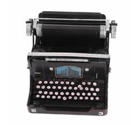 Alomejor Antique Typewriter Model, Handmade Craft Decoration | Durable iron material, artistic home decor, suitable for living room, studio, office