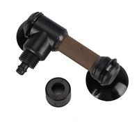 Alomejor Aquarium CO2 Atomizer Efficient Ceramic Tube Refiner for Fish Tanks 1PC Black Plastic S/L Sizes for Different Needs and Requirements (Small)