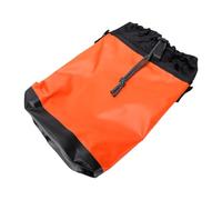 Alomejor Arborist Rope Bag, 500D PVC Coated Orange, 10.5x17.5x28cm | Tree Care Gear Storage, Cord Lock Closure, Cinch Top Debris Block, Belt Backpack Attachment, Rigging Line Accessories