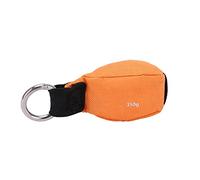 Alomejor Arborist Throw Bag, Nylon Fabric Throw Weight Bag with Metal Ring, 350g Lightweight Design, Reinforced Stitching, for Tree Climbing Rock Climbing Adventure Use